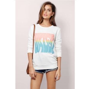 NWT Tobi DAZED boho hippie long sleeve sweatshirt